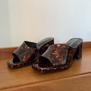 Jeffrey Campbell heeled mules